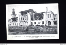 A Valparaiso, In Cile: Capitaneria,Governo Marittimo,Club Navale Stampa Del 1906 - Otros & Sin Clasificación