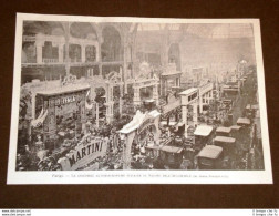 Auto E Automobilismo Nel 1906 Parigi Industria D'Italia Al Salone Dell'Auto - Autres & Non Classés