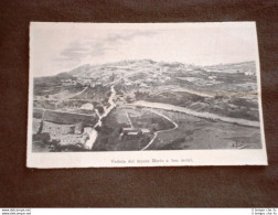 Mareggiata A Genova Nel 1898 Molo Lucedio Rotto Dalle Onde - Avant 1900