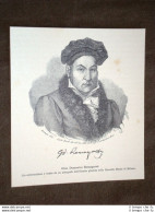 Gian Domenico Romagnosi Salsomaggiore Terme 11.12.1761 – Milano 8.06.1835 - Autres & Non Classés