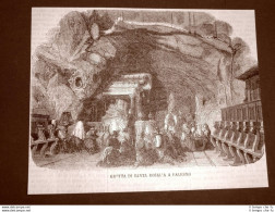 Palermo Nel 1865 La Grotta Di Santa Rosalia Sicilia - Avant 1900