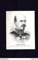 Il Generale Francese Louis Jules Trochu Incisione Del 1870 - Avant 1900