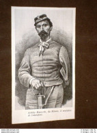 Capitano Dell'esercito Di Garibaldi Achille Majocchi Milano Mutilato Calatafimi - Other & Unclassified