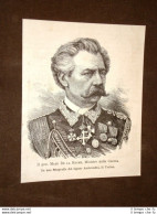 Gustavo Mazè De La Roche Nel 1879 Torino 27 Luglio 1824 – Torino 29 Marzo 1886 - Avant 1900