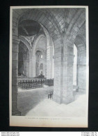 La Basilica Del Sacro Cuore – La Grande Navata Incisione Del 1894 - Before 1900