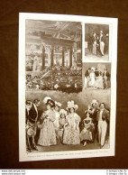 Carnevale Di Roma Nel 1899 Teatro Costanzi Veglione Associazione Della Stampa - Before 1900