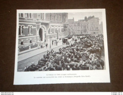 Dunkerque Nel 1902 Sciopero Dei Lavoratori Del Porto Palazzo Di Città Occupato - Autres & Non Classés