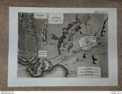 Carta Geografica O Mappa Atene E Sparta Grecia Atlante Leonardo Cacciatore 1831 - Mapas Geográficas