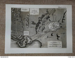 Carta Geografica O Mappa Atene E Sparta Grecia Atlante Leonardo Cacciatore 1831 - Cartes Géographiques