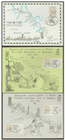 2350HK + 2350HKs1 + 2350HKs2 - Cartes Souvenir - Liaisons Postales - Innsbruck-Malines - Erinnerungskarten – Gemeinschaftsausgaben [HK]