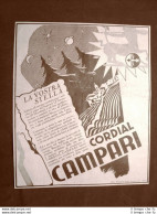 Pubblicità Del 1945 Cordial Campari La Vostra Stella Davide Campari Milano - Other & Unclassified