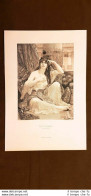 The Sulamite Quadro Di Alexandre Cabanel Acquaforte Del 1888 - Before 1900