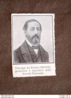 Personaggi Illustri Del 1859 Giuseppe La Farina - Other & Unclassified