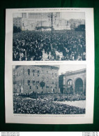 WW1 Guerra Mondiale 1918 Piazza Venezia, Avv. Serragli + San Petronio,Napoli - Autres & Non Classés