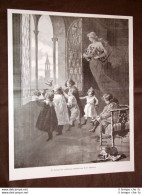 Il Natale Dei Fanciulli Composizione Di F.Matania Del 1898 - Avant 1900
