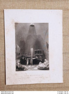 La Sala Di Raffreddamento Di Un Hammam Incisione Del 1841 - Avant 1900