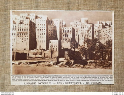 Chibam O Shibam Hadramawt Nel 1936 I Grattacieli Yemen - Sonstige & Ohne Zuordnung