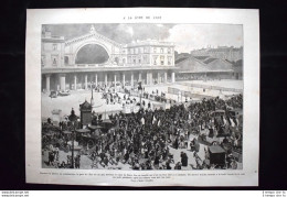 La Gare De L'Est Paris Colonne Vendome Alexis Samain WW1 Guerra 1914 - 1918 - Otros & Sin Clasificación