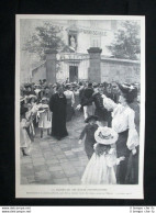 Manifestazione A Levallois-Perret, Nei Pressi Di Parigi Stampa Del 1902 - Sonstige & Ohne Zuordnung