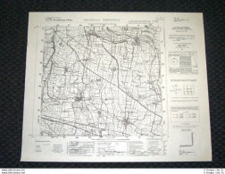 Grande Carta Topografica Grumello Cremonese E Dintorni Dettagliatissima I.G.M. - Mapas Geográficas