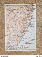 Carta Geografica O Cartina Del 1920 Salò Campoverde Toscolano Lombardia  T.C.I. - Mapas Geográficas