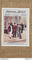 Figurina Originale La Domenica Del Corriere 1920 New York Lotta Contro Il Lusso - Autres & Non Classés