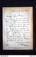 Fac Simile Di Una Lettera Del Feldmaresciallo Radetzky Alla Duchessa Litta - Otros & Sin Clasificación