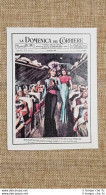 Figurina Originale La Domenica Del Corriere 1946 Sfilata Di Moda Su Aereoplano - Autres & Non Classés