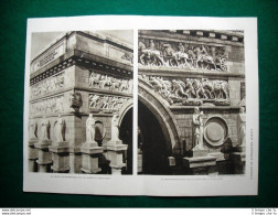 Nel 1931 Arco Trionfale Di Genova Fronte Settentrionale A. Dazzi - Otros & Sin Clasificación