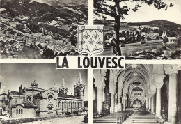 *CPSM - 07 - LA  LOUVESC - Souvenir - Multivues - Blason - La Louvesc