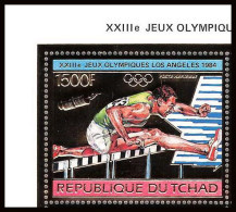 85886b/ N°999 A Los Angeles 1984 Espace (space) Jeux Olympiques (olympic Games) Tchad OR Gold ** MNH - Estate 1984: Los Angeles