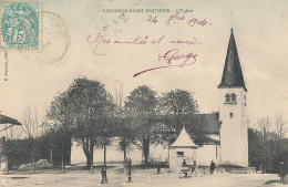 AY 563 /    CPA     VARENNES SAINT SAUVEUR   (71)  L'EGLISE - Altri & Non Classificati