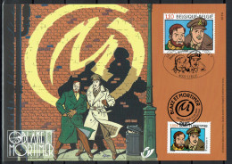 3283 HK + Timbres + Blocs - Blake & Mortimer, Comics, Strops, BD Uitgifte België/Frankrijk - Belgique/France - Cartoline Commemorative - Emissioni Congiunte [HK]