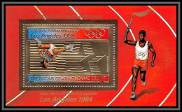 85938/ N°199 A Los Angeles 1984 Jeux Olympiques Olympic Games Centrafrique Centrafricaine OR Gold Stamps ** MNH - Sommer 1984: Los Angeles