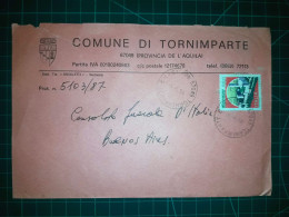 ITALIE, Enveloppe Envoyée à Buenos Aires, Argentine Avec Divers Timbres-poste (châteaux Ou Autres). Appartenant à La Com - 1981-90: Usados