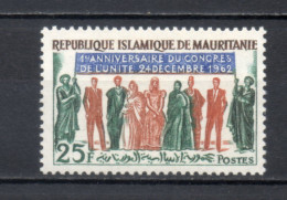 MAURITANIE  N° 163    NEUF SANS CHARNIERE   COTE 1.00€    CONGRES DE L'UNITE - Mauretanien (1960-...)