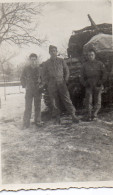 Photographie Photo Vintage Snapshot Tank Militaire Blindé Char - War, Military