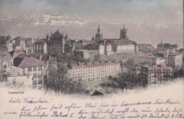 Lausanne ⵙ Rasierklingen-Stempel LAUSANNE EXP.LETR + BÜREN A.d.AARE 24.V.04, Zum: 65B, Mi: 53Y - Lausanne
