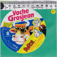 C1291 FROMAGE FONDU VACHE GROJEAN 8 PORTIONS POPEYE 1988 - Quesos