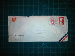 ARGENTINE, Enveloppe Longue Circulée Aux USA Appartenant à La Société "SAMIDER, S.A. Fin. Mer. Inm. Edit. Y De Repr." - Used Stamps