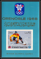 Yemen Royaume (kingdom) - 4444 Bloc N°62 B 107X75 Mm Grenoble 1968 Jeux Olympiques Olympics Hockey Imperf Mnh ** Cote 50 - Winter 1968: Grenoble