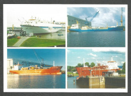 SHIPS BUILT In MEYER SHIPYARD - MEYER Shipyard Marketing Postcard - - Altri & Non Classificati