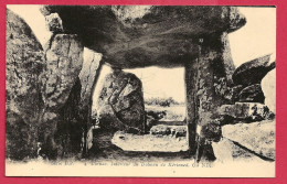 C.P. Carnac =  Intérieur  Du  Dolmen De Kérioned - Carnac