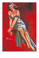 Edward D'Ancona Pin Up Postcard Collection - Size 15x10 Cm. Aprox. - Pin-Ups