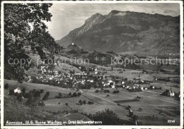 11630339 Azmoos Ruine Wartau Mit Drei Schwestern Azmoos - Sonstige & Ohne Zuordnung