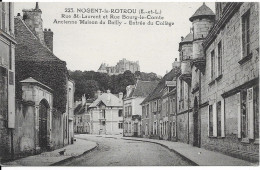 [28] Eure Et Loir >  Nogent Le Rotrou Rue St Laurent Et Rue Bourg Le Comte Entree Du College - Nogent Le Rotrou