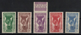 Sénégal - YV 144 à 148 N** MNH Luxe , Cote 11 Euros - Unused Stamps