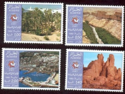 Année 1980-N°718/721 Neufs**MNH :   Conférence Mondiale Du Tourisme à Manille : Paysages, Série Complète - Algérie (1962-...)