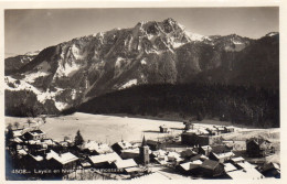 Leysin Belle Vue Du Village En Hiver Le Chamossaire - Leysin