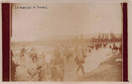 Greece - KENTRIKO Snefcha - The Market (World War One, The Name Of The Village Si Spelled Snevcé In French) - REAL PHOTO - Greece